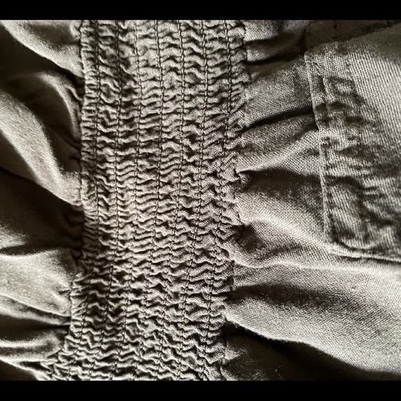 Brown off the shoulder romper - Picture 3 of 3